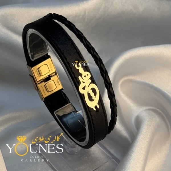 دستبند طلا هیچ چرمی